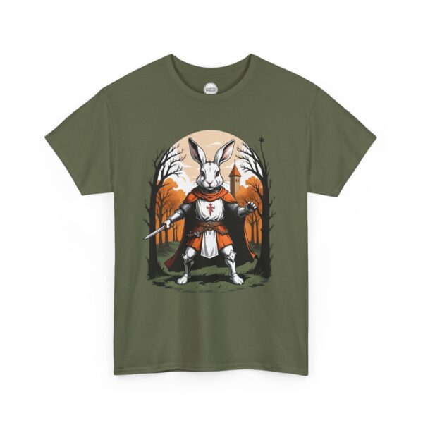 Rabid Rabbit Knight Unisex Heavy Cotton Tee