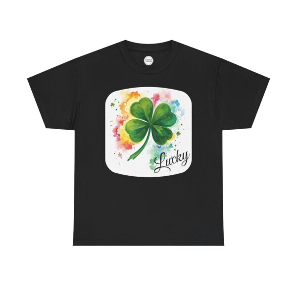 Irish Lucky Shamrock Unisex Heavy Cotton Tee - Image 5