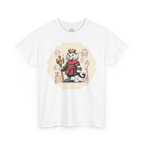 King Lion Heart Unisex Heavy Cotton Tee - Image 2