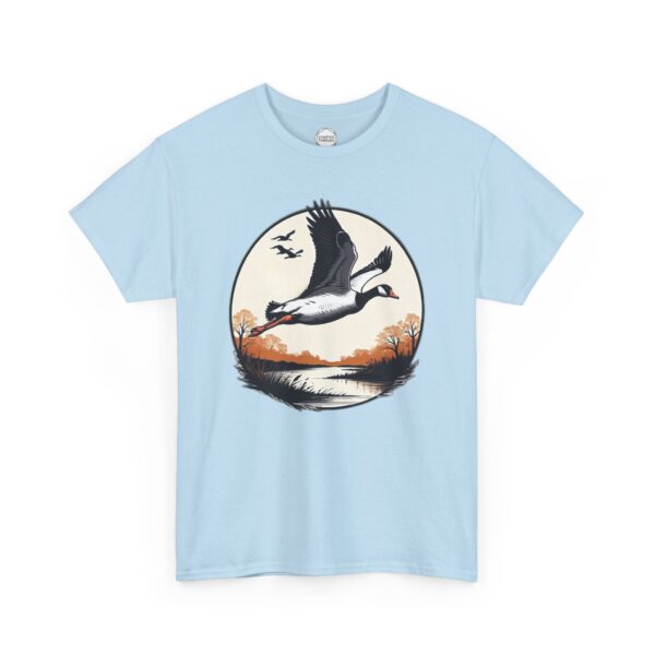 Goose River Crossing Unisex Heavy Cotton Tee - Image 9