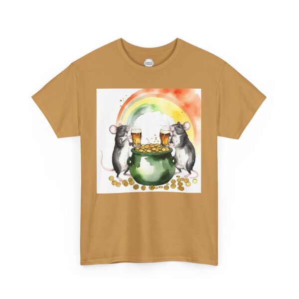 The Leprechaun's Mice Unisex Heavy Cotton Tee - Image 5