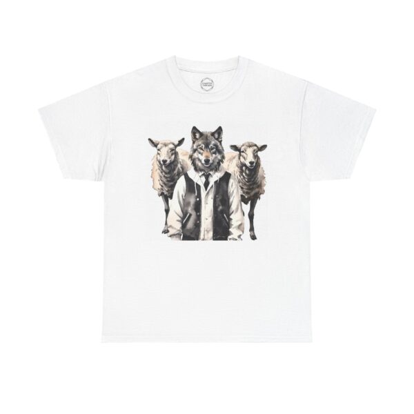 Wolf in Sheep's Clothing Unisex Heavy Cotton Tee - Image 3