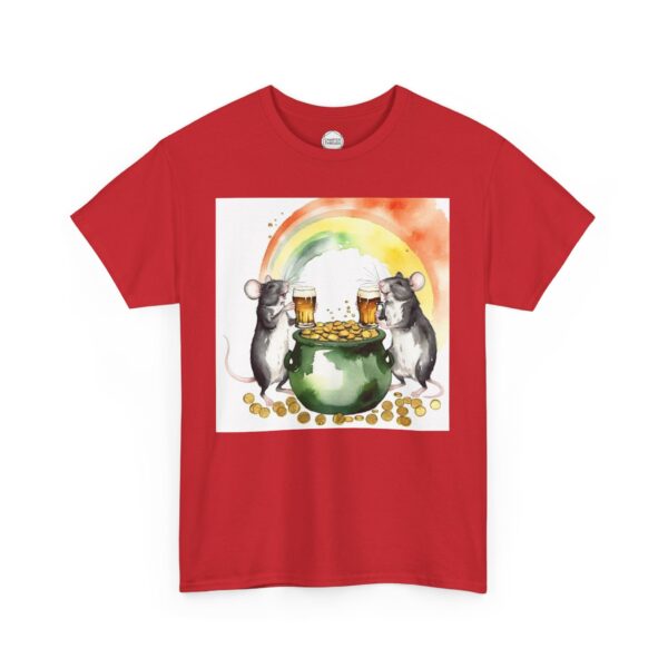 The Leprechaun's Mice Unisex Heavy Cotton Tee - Image 9