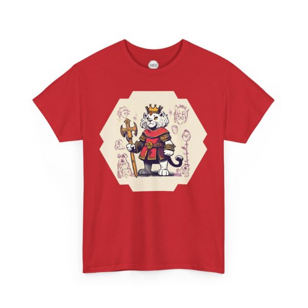 King Lion Heart Unisex Heavy Cotton Tee - Image 11