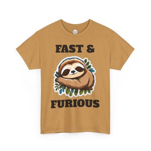 Fast and Furious Sloth Unisex Heavy Cotton Tee - Image 3