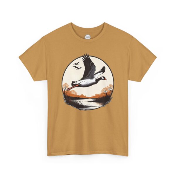 Goose River Crossing Unisex Heavy Cotton Tee - Image 5