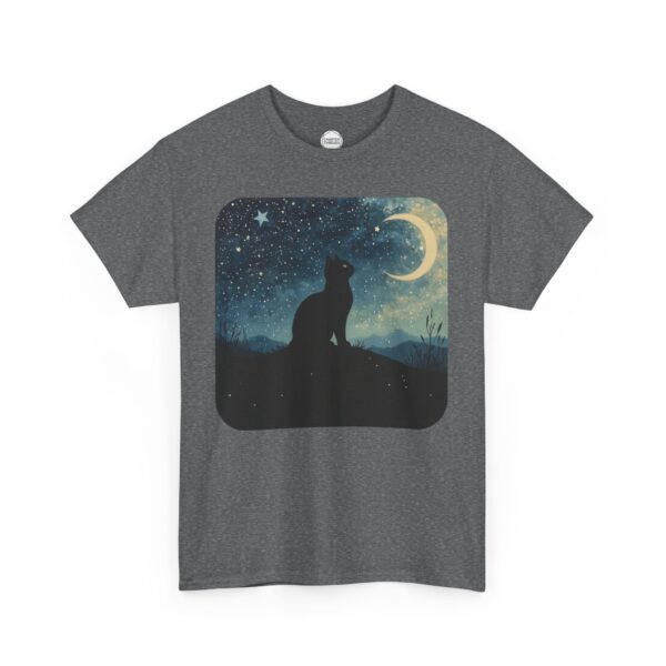 Stardust Kitty Unisex Heavy Cotton Tee - Image 8