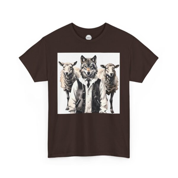 Wolf in Sheep's Clothing Unisex Heavy Cotton Tee - Image 7