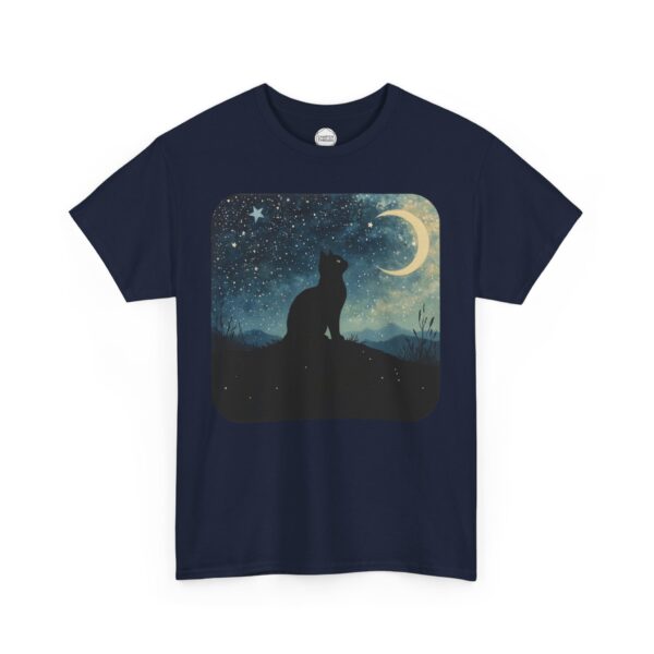 Stardust Kitty Unisex Heavy Cotton Tee - Image 9