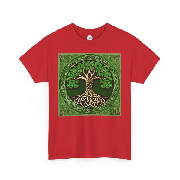 Celtic Knot Irish Tree of Life Unisex Heavy Cotton Tee - Image 9