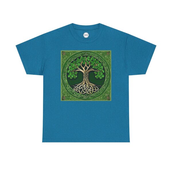 Celtic Knot Irish Tree of Life Unisex Heavy Cotton Tee - Image 5