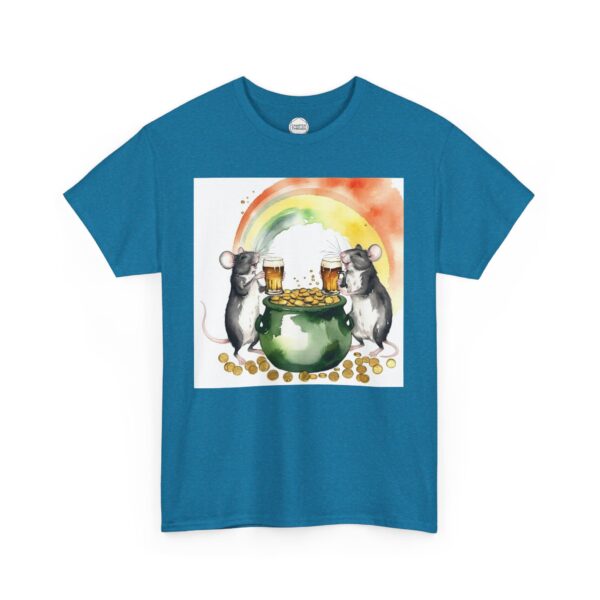 The Leprechaun's Mice Unisex Heavy Cotton Tee - Image 3