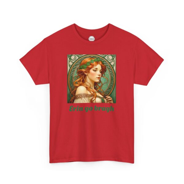 Erin Go Bragh Irish Woman Unisex Heavy Cotton Tee - Image 9