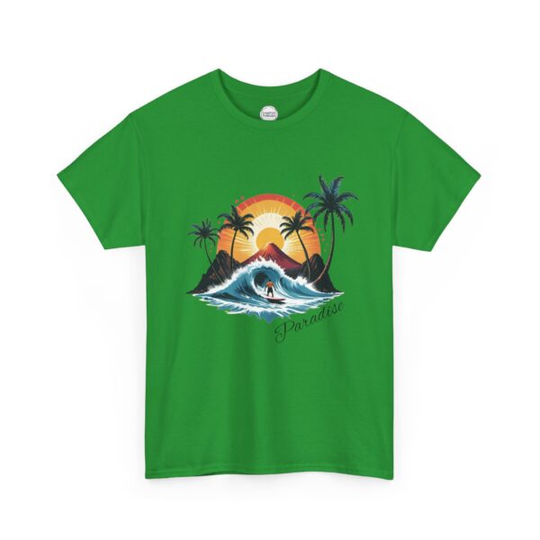 Sunset Surfing Unisex Heavy Cotton Tee - Image 10