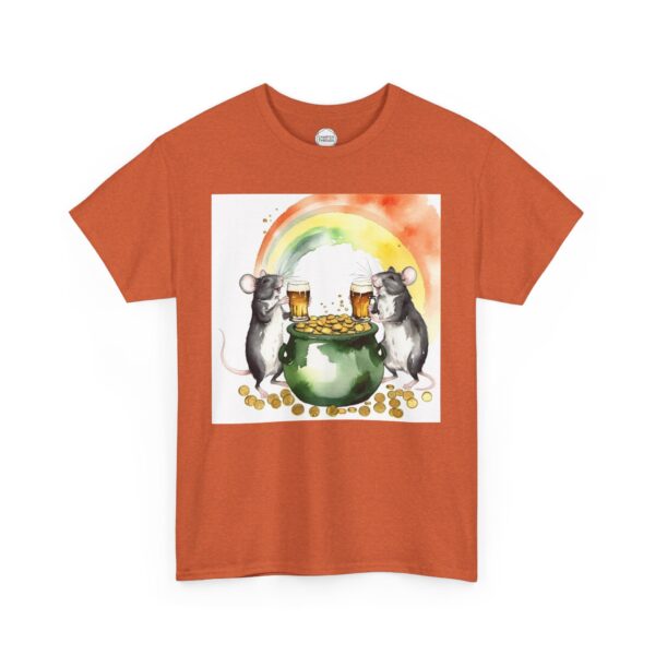 The Leprechaun's Mice Unisex Heavy Cotton Tee - Image 4