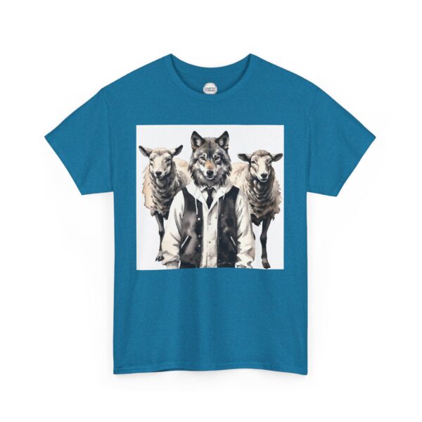 Wolf in Sheep's Clothing Unisex Heavy Cotton Tee - Image 5