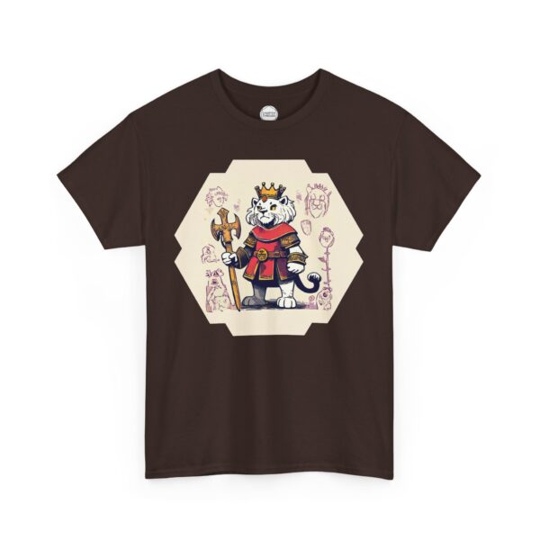 King Lion Heart Unisex Heavy Cotton Tee - Image 8