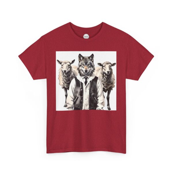 Wolf in Sheep's Clothing Unisex Heavy Cotton Tee - Image 13