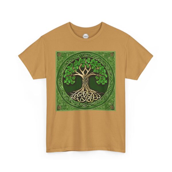 Celtic Knot Irish Tree of Life Unisex Heavy Cotton Tee - Image 6