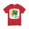 Irish Lucky Shamrock Unisex Heavy Cotton Tee - Image 9