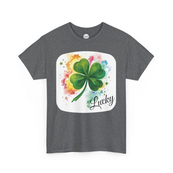 Irish Lucky Shamrock Unisex Heavy Cotton Tee - Image 7