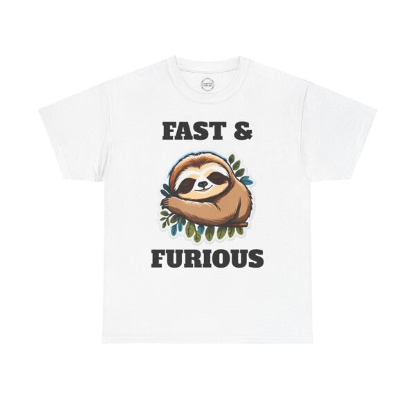 Fast and Furious Sloth Unisex Heavy Cotton Tee - Image 4