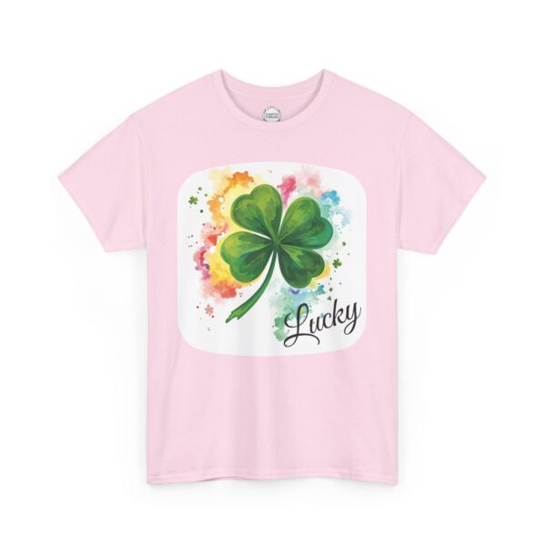 Irish Lucky Shamrock Unisex Heavy Cotton Tee - Image 11