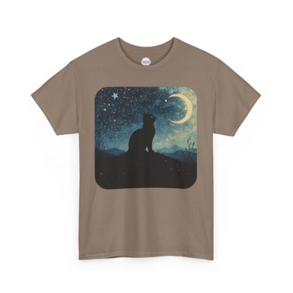 Stardust Kitty Unisex Heavy Cotton Tee - Image 6