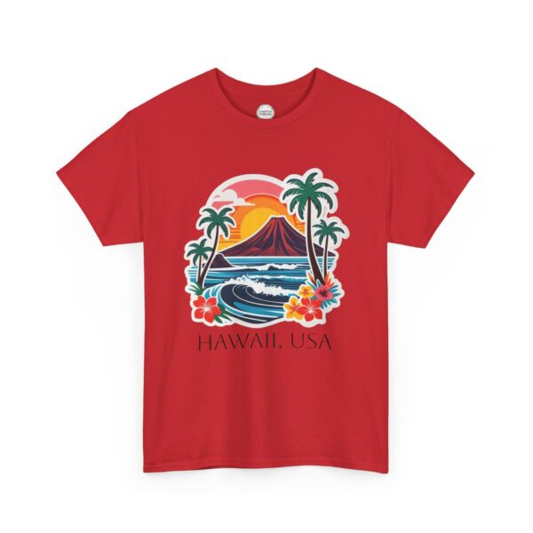 Hawaiian Island Paradise Unisex Heavy Cotton Tee - Image 10