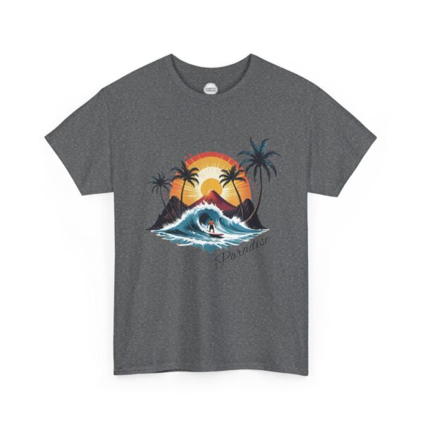 Sunset Surfing Unisex Heavy Cotton Tee - Image 9