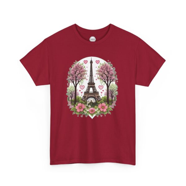 Parisian Spring Love Unisex Heavy Cotton Tee - Image 6