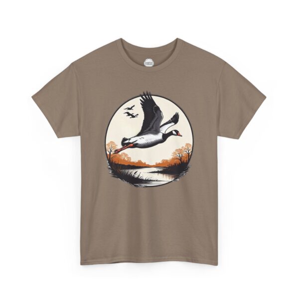 Goose River Crossing Unisex Heavy Cotton Tee - Image 6