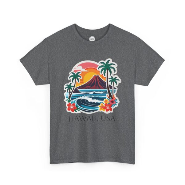 Hawaiian Island Paradise Unisex Heavy Cotton Tee - Image 8