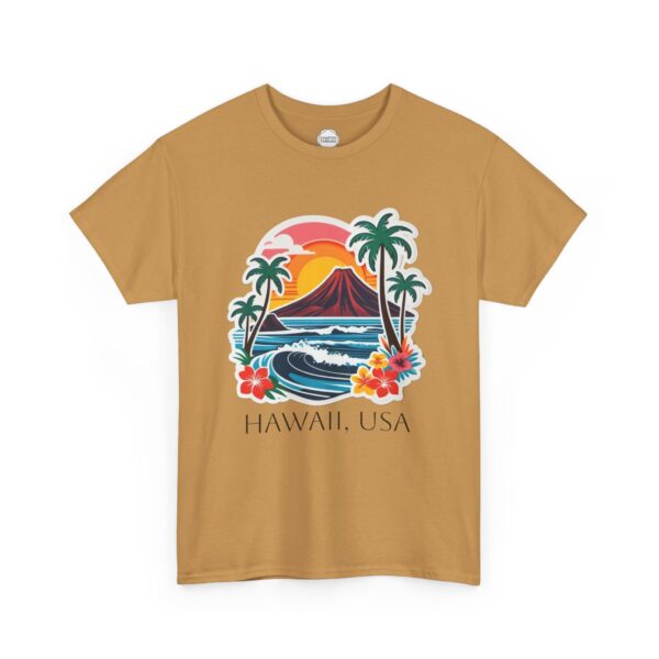 Hawaiian Island Paradise Unisex Heavy Cotton Tee - Image 7