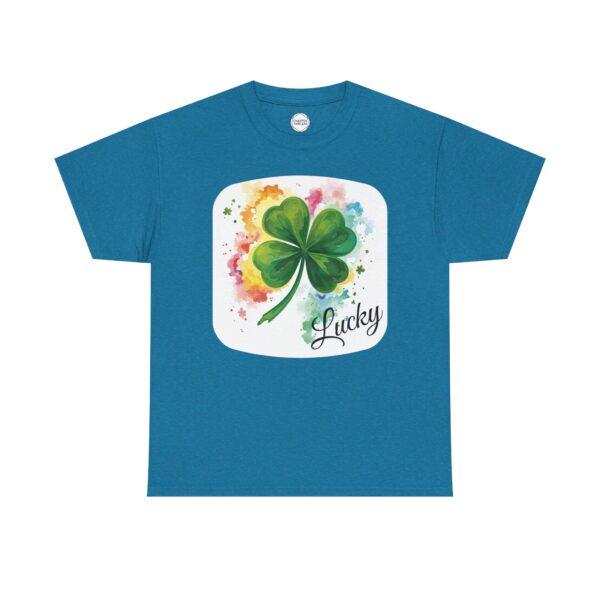 Irish Lucky Shamrock Unisex Heavy Cotton Tee - Image 6