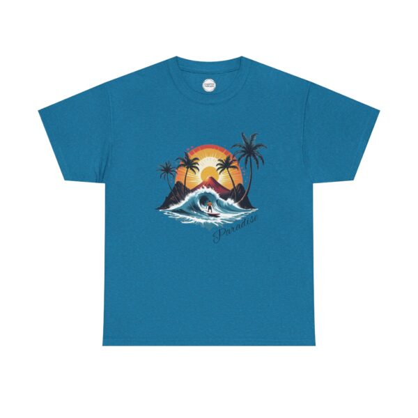 Sunset Surfing Unisex Heavy Cotton Tee - Image 7