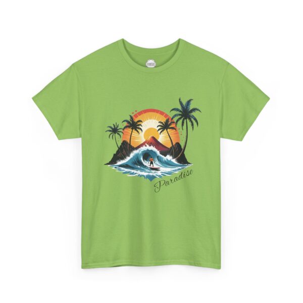 Sunset Surfing Unisex Heavy Cotton Tee - Image 5