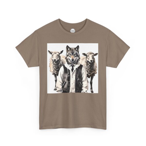 Wolf in Sheep's Clothing Unisex Heavy Cotton Tee - Image 6