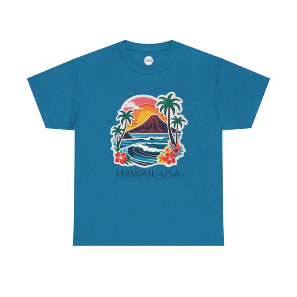 Hawaiian Island Paradise Unisex Heavy Cotton Tee - Image 6