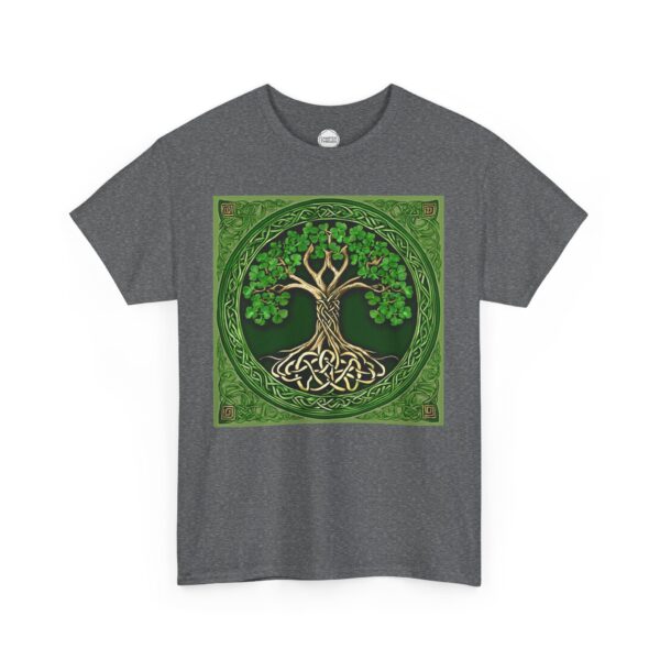 Celtic Knot Irish Tree of Life Unisex Heavy Cotton Tee - Image 7