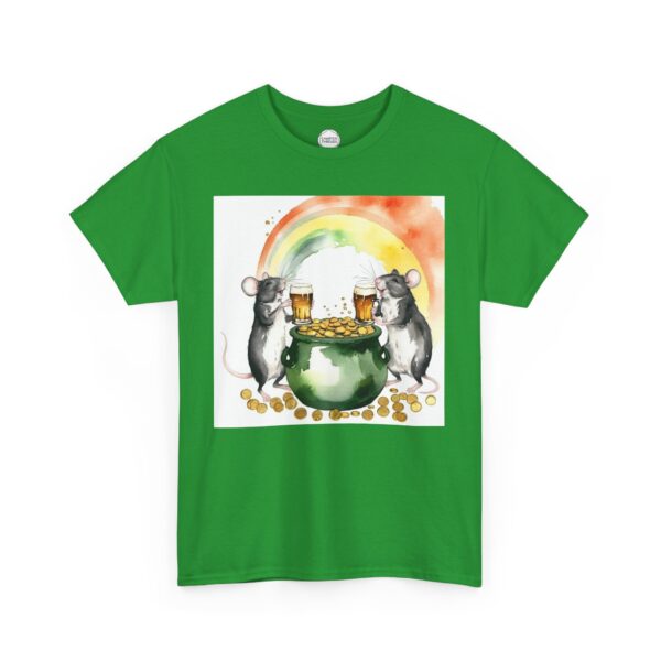 The Leprechaun's Mice Unisex Heavy Cotton Tee - Image 8