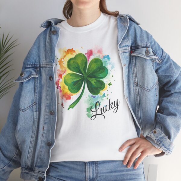 Irish Lucky Shamrock Unisex Heavy Cotton Tee