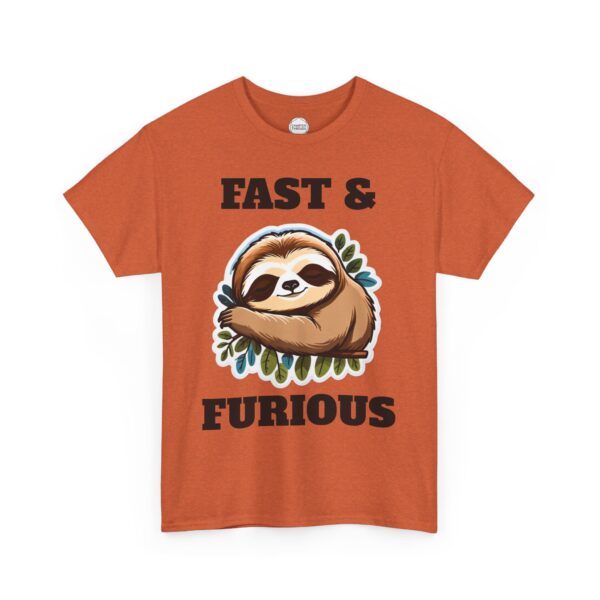 Fast and Furious Sloth Unisex Heavy Cotton Tee - Image 2