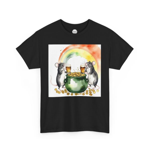 The Leprechaun's Mice Unisex Heavy Cotton Tee - Image 2