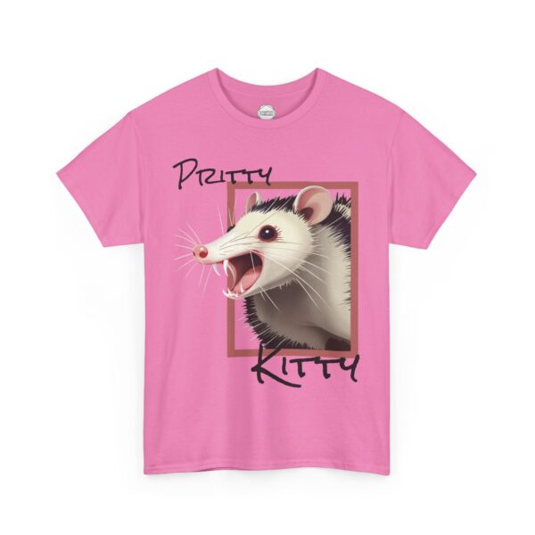 Pritty Kitty Opposum Unisex Heavy Cotton Tee - Image 11