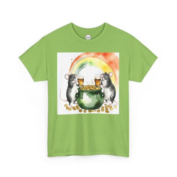 The Leprechaun's Mice Unisex Heavy Cotton Tee - Image 6