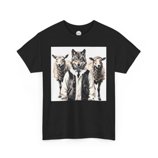 Wolf in Sheep's Clothing Unisex Heavy Cotton Tee - Image 4