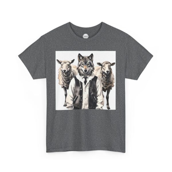 Wolf in Sheep's Clothing Unisex Heavy Cotton Tee - Image 8