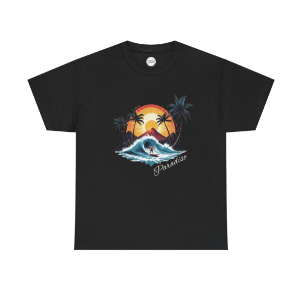 Sunset Surfing Unisex Heavy Cotton Tee - Image 6