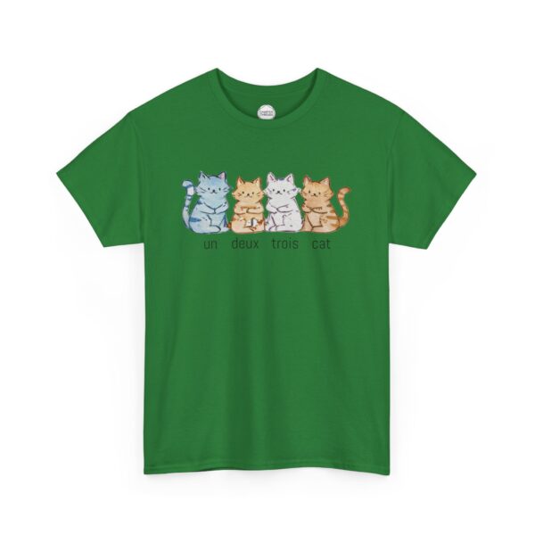 Un Deux Trois Cat Unisex Heavy Cotton Tee - Image 12